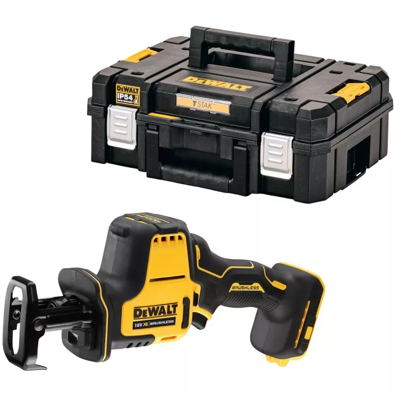 DeWALT DCS369NT-XJ stūmoklinis pjūklas 2800 smūgių/min Juoda, Geltona