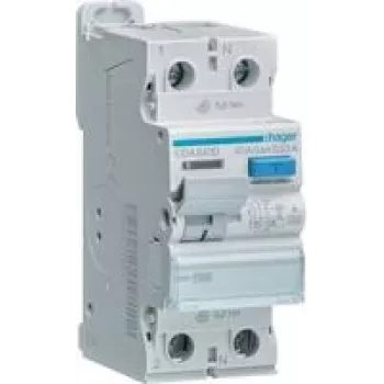 HAGER CDA540D A tipo diferencialinis automatas 2P 10kA 40A 30mA