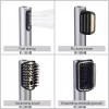 Plaukų formavimo rinkinys BABYLISS AS6555E — Airflow technologija, 4 šildymo lygiai, 2,5 m laidas, sidabrinis/auksinis