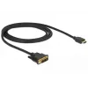 Vaizdo kabelio adapteris DeLOCK 85582 1 m HDMI A tipo DVI-D juodas