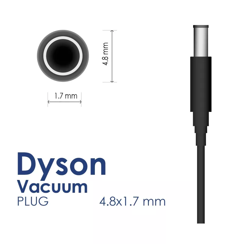 Akyga AK-PD-07 įkroviklis Dyson V10 / V11 / V15 dulkių siurbliams, 30,45 V / 1,1 A, 33,5 W, 1,8 m