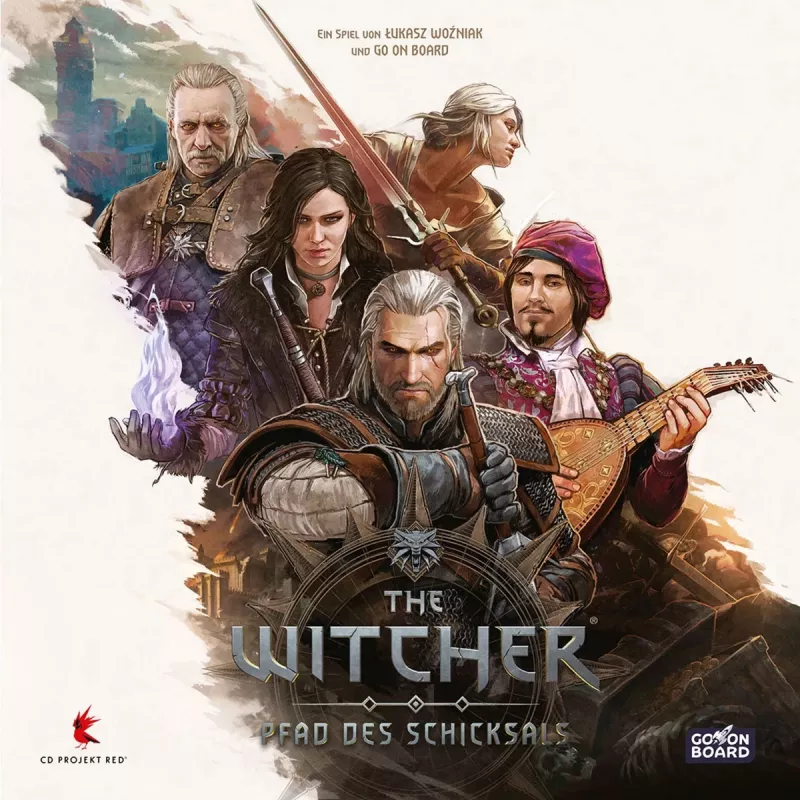 Stalo žaidimas Asmodee The Witcher: Pfad des Schicksals – nuotykių žaidimas, scenarijais pagrįstas pasakojimas
