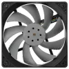 Akosa OTTO SC12 12 cm pilkas dvigubo rutulinio guolio radiatorinis ventiliatorius
