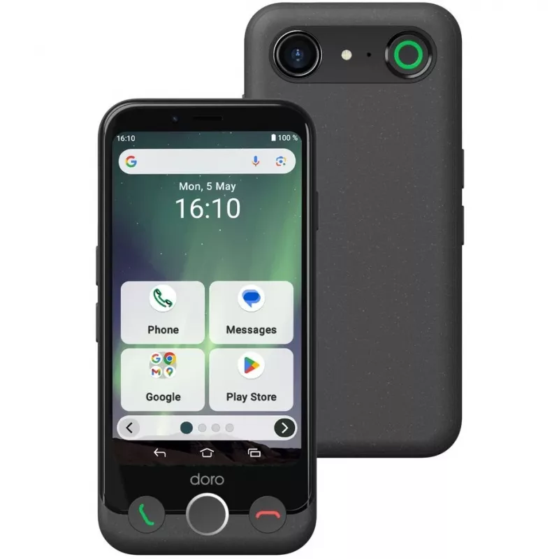 Išmanusis telefonas Doro Aurora A10 4.5 colio 4GB 64GB Juoda