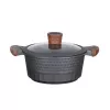 Virtuvės indas Resto Kitchenware Capella 2,6 L apvalus juodas medinis