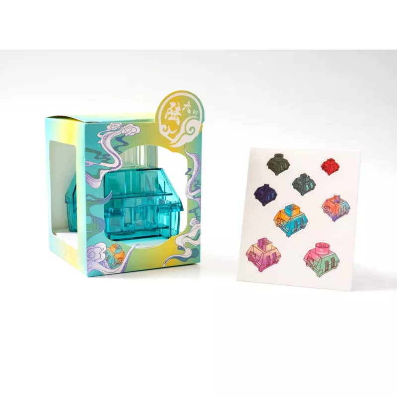 KEYCHRON Switch Storage Box mėlynai žalia, vasara