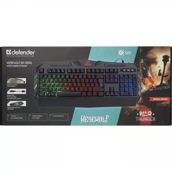Defender Gaming klaviatūra WEREWOLF GK-120DL