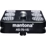 Walimex Mantona greito atjungimo plokštelė Arca Swiss, 70 mm juoda (1021463)