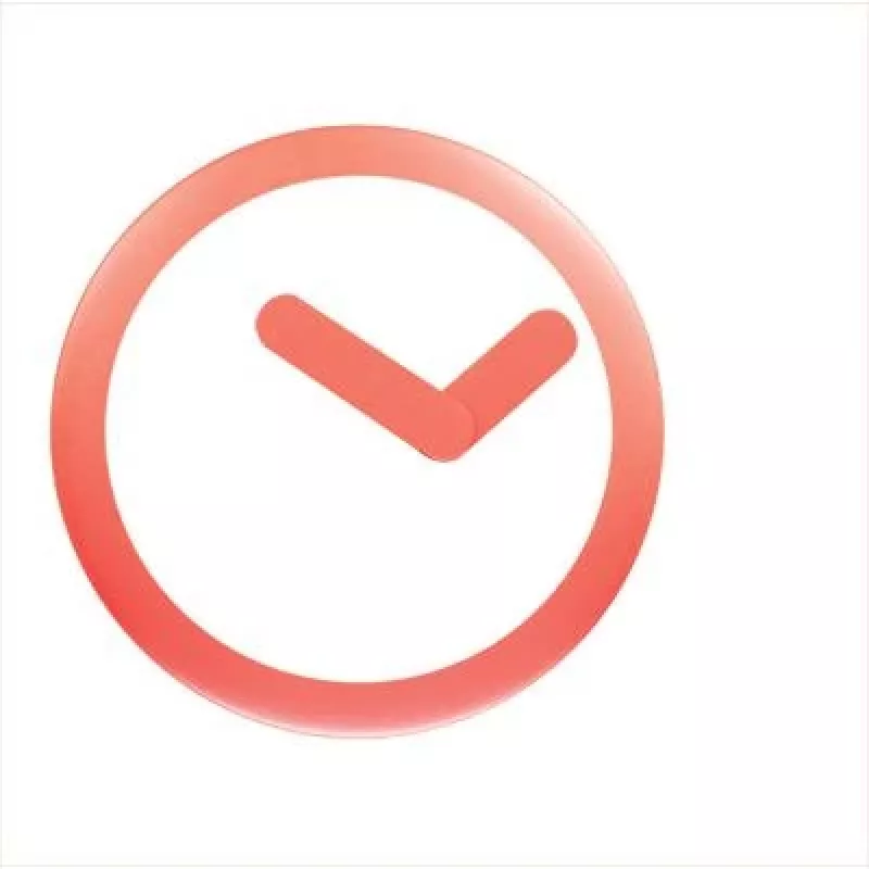 NeXtime klok 2615ro Focus, Ø25 cm, sieninis, baltas/raudonas