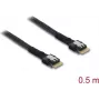 DELOCK PCIe 4.0 plonas SAS SFF-8654 4i kabelis 0,5 m