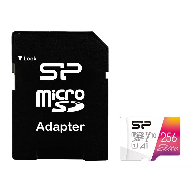 Flash atmintis Silicon Power 256GB MicroSDXC UHS-I Elite
