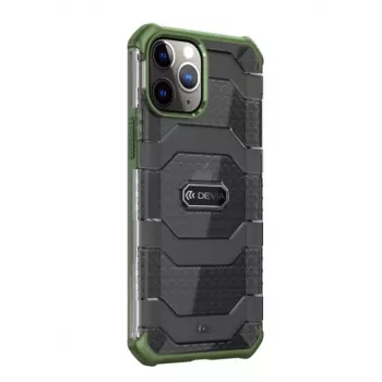 Apsauginis smūgiams atsparus dėklas Devia Vanguard, skirtas iPhone 12 mini, žalias