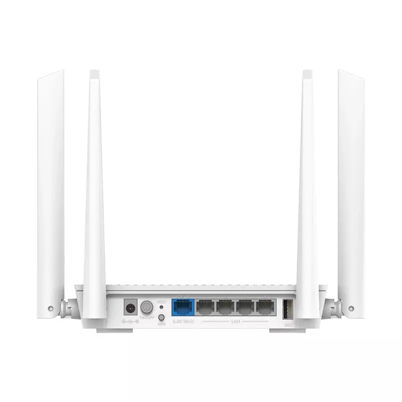 Cudy WR3000P stalininis belaidis maršrutizatorius Wi‑Fi 6 dviejų juostų 2,4/5 GHz, 2,5 Gigabit Ethernet, 3 LAN prievadai, baltas