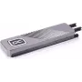 Alphacool 11769 vandens blokas - Acetalis - Žalvaris - Nikelis - PVC - Juodas - Sidabrinis - 1/4 colio - 60 °C - 0,8 bar