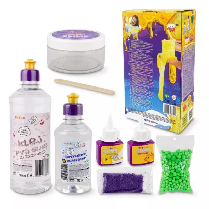 Sensorinis slime rinkinys TUBAN TU3812 6 viename – „Pasidaryk pats“ su šešiomis slime rūšimis