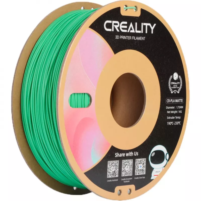 3D spausdinimo medžiaga Creality 3301010301 Polilaktido rūgštis PLA Žalia 1 kg 1,75 mm