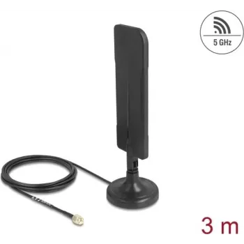 Antena DELOCK 10038 5,8 GHz RP-SMA 3 dBi kryptinė