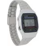 Skaitmeninis laikrodis CASIO A168WA sidabrinis, universalus, LED ekranas, atsparus vandeniui