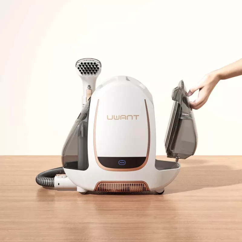UWANT B100-S | Plovimo dulkių siurblys | kilimams, sofoms, baldų apmušalams, automobiliui, 450W, 12000 Pa, 1800 ml talpa