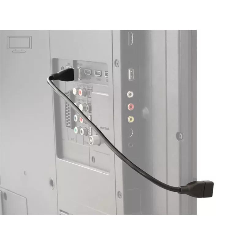 USB ilginimo kabelis DeLOCK 35 cm USB 2.0 83498 juodas