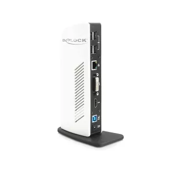 Laptop Dock DeLOCK 87568 Laidinis Juodas Baltas