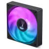 JONSBO SL-120CW 120 mm RGB korpuso ventiliatorius, 3 kontaktų, baltas
