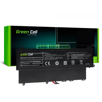 Green Cell AA-PBYN4AB baterija, skirta Samsung 530U/535U/540U serijos nešiojamiesiems kompiuteriams (NP530U3B, NP530U3C, NP535U3C, NP540U3C)