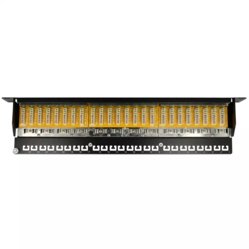 Patch panel DeLOCK 43300 1U RJ-45 pilkas