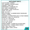COBI 4839 Historical Collection mūšio laivas Tirpitz, kaladėlių rinkinys, 2810 elementų, 1:300