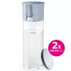 Filtravimo butelis BRITA Vital Pastel Blue 600 ml su 2 MicroDisc filtrais, be BPA, tinkamas plauti indaplovėje