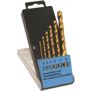 Gręžtų rinkinys c.k tools T3293 — HSS TiN dengtas, 6 dalių, DIN 338