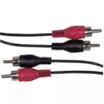 Schwaiger CIK5125 garso kabelis 10m 2xRCA vyriškas juodas