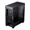 Phanteks XT Pro grūdinto stiklo šoniniai dangteliai - juodi
