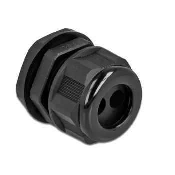 Kabelio įvadas DeLOCK 60371 juodas plastikinis 2 vnt.