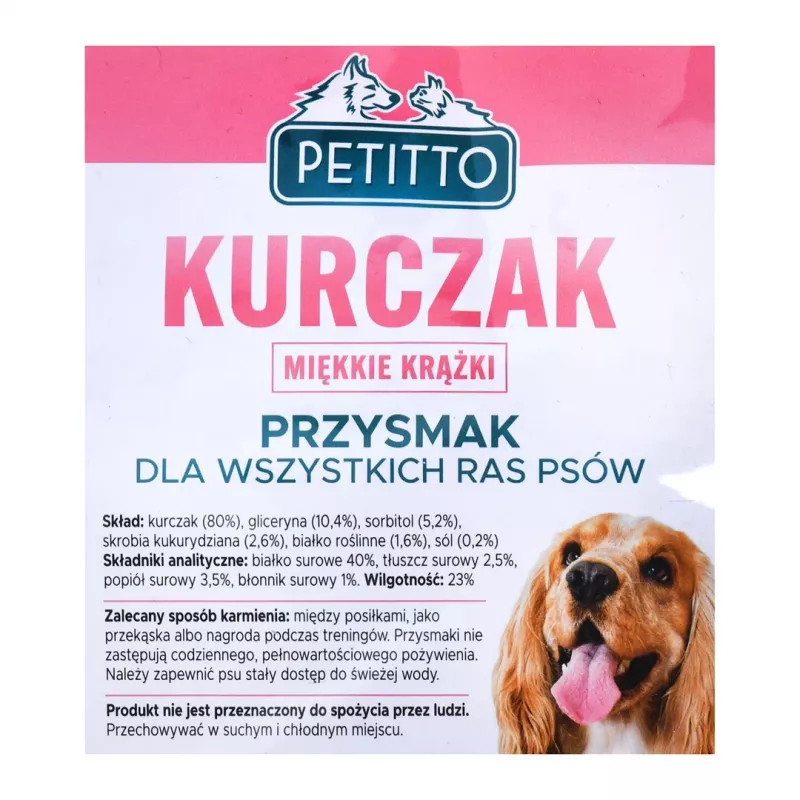 Šunų skanėstai PETITTO Soft vištienos žiedeliai 500 g
