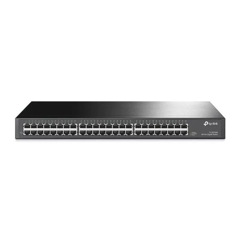 TP-Link TL-SG1048 Nevaldomas Gigabit Ethernet (10/100/1000) 1U Juodas