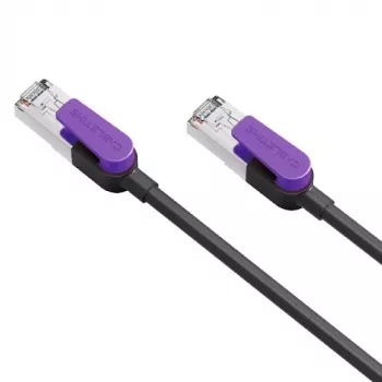 Ethernet jungiamasis kabelis CABLETIME Cat8 S/STP 8 m, juodas