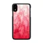 Dėklas telefonui iKins, iPhone XR, rožinio ežero ir juodos spalvos dviejų tonų apsauginis dangtelis