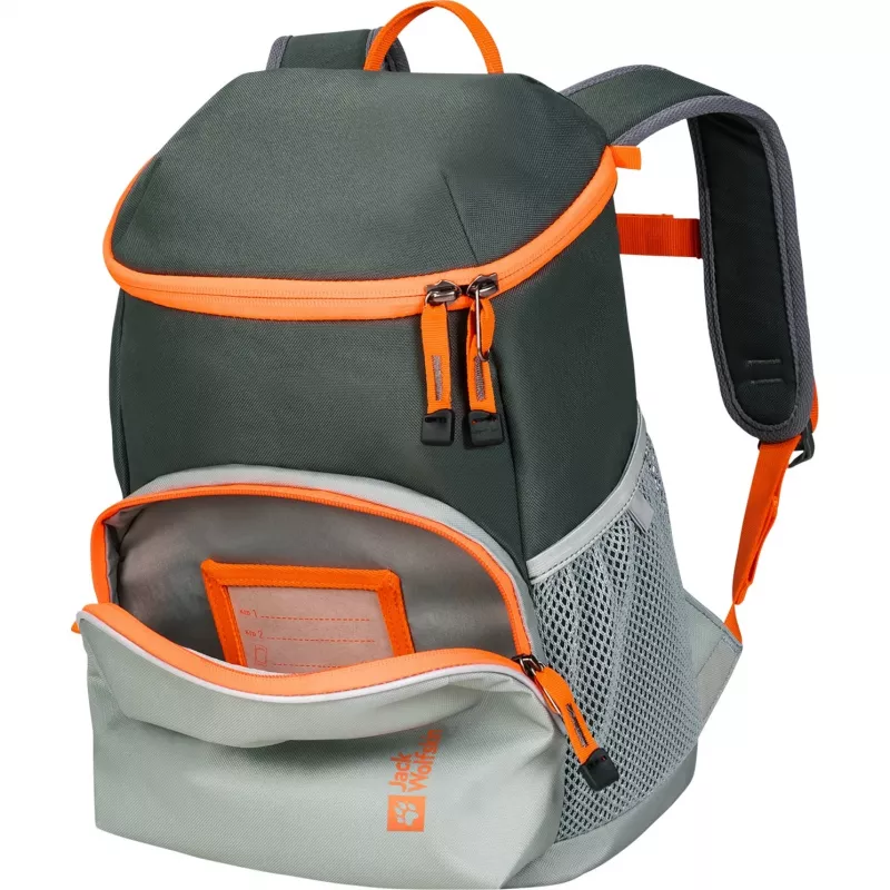 Kuprinė Jack Wolfskin Erlebnis Pack - Žalia/Oranžinė, 11 L