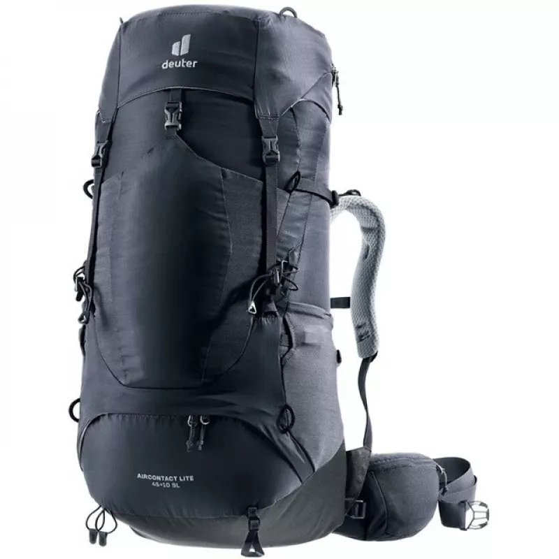 Deuter Aircontact Lite 45+10 SL Moteriška žygio kuprinė Juoda