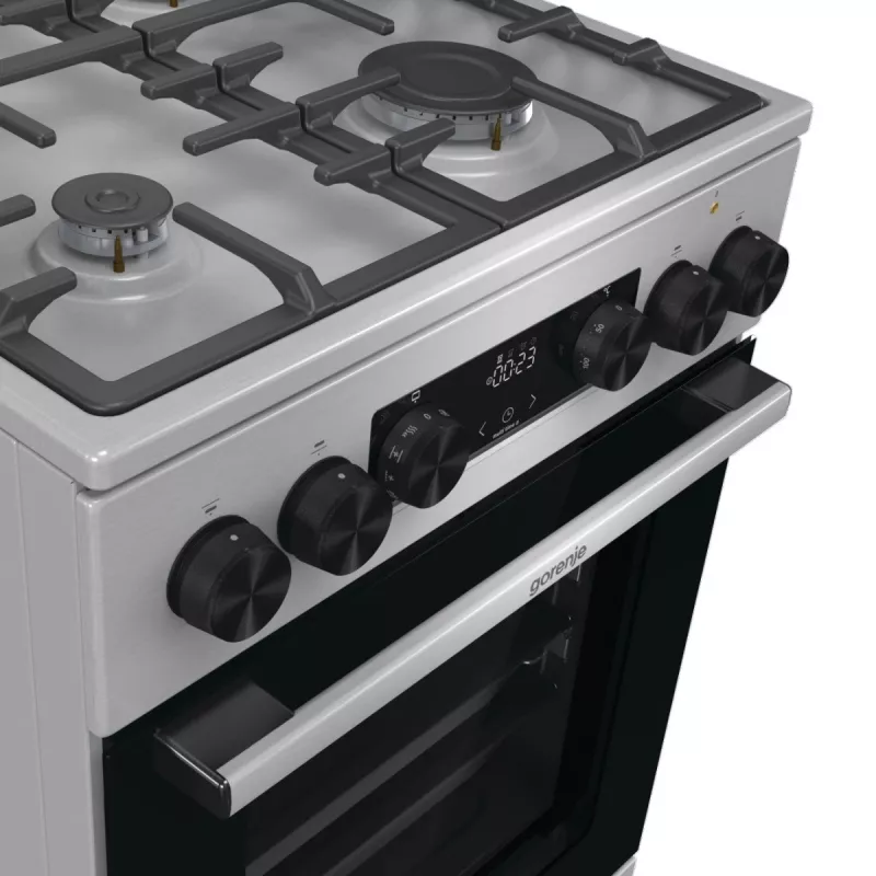 Gorenje GKS5C71XF Laisvai pastatoma viryklė su orkaite Sidabrinė