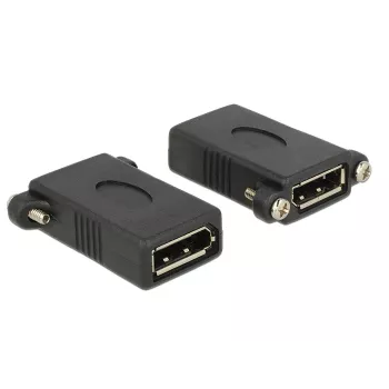 DeLOCK DisplayPort 1.1 adapteris F-F juodas