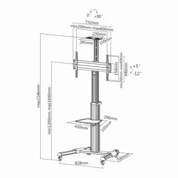 Poliurinis stovas Sbox FS-446 (37-70/50kg/600x400)
