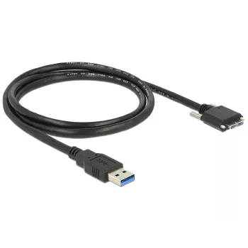 USB kabelis DeLOCK 1 m USB 3.0 / USB 3.2 Gen 1 Micro-USB B juodas