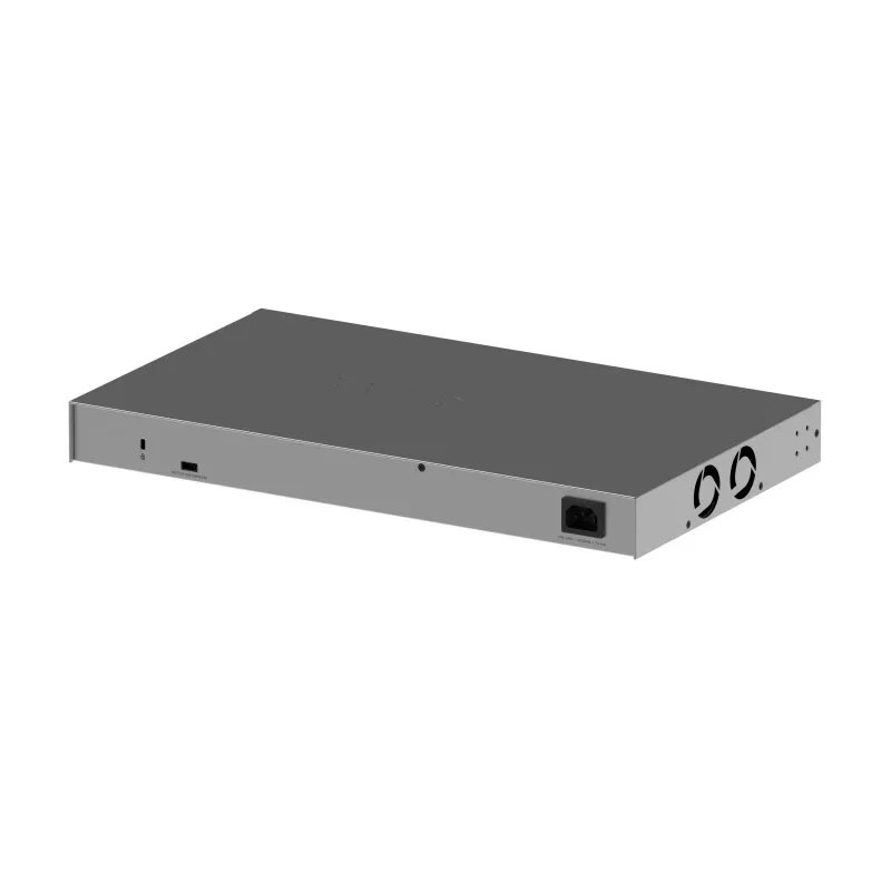 Valdomas Gigabit Ethernet jungiklis Netgear GS752TX, 48x RJ-45 10/100/1000, 10G palaikymas, 1U stovas, pilka