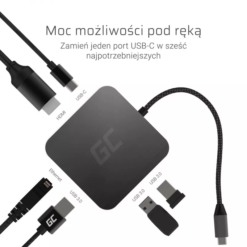 Dokavimo stotelė nešiojamam kompiuteriui Green Cell AK61