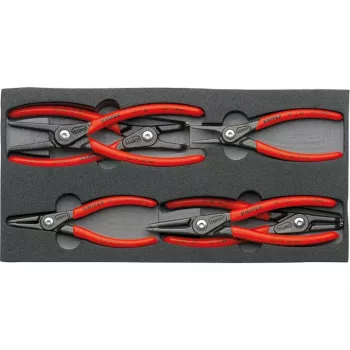 Žnyplių rinkinys Knipex 00 20 01 V02 su putplasčiu dėklu