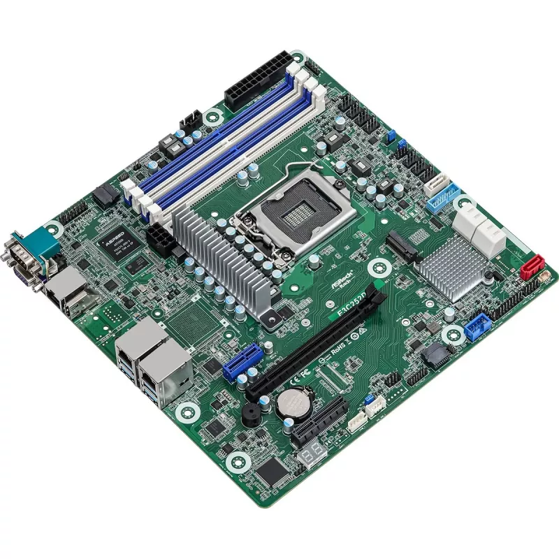 Pagrindinė plokštė ASRock E3C252D4U Intel C252 micro ATX LGA 1200, 4x DDR4 DIMM, max 32 GB, M.2, SATA, RAID5, Intel I210