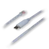 Lyties keitiklio kabelis TELTONIKA PR2UR18M — RJ-45 į USB 2.0 Type-A, 1,8 m, pilkas