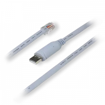 Lyties keitiklio kabelis TELTONIKA PR2UR18M — RJ-45 į USB 2.0 Type-A, 1,8 m, pilkas